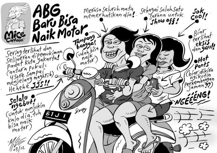 Salah satu karya Mice Cartoon