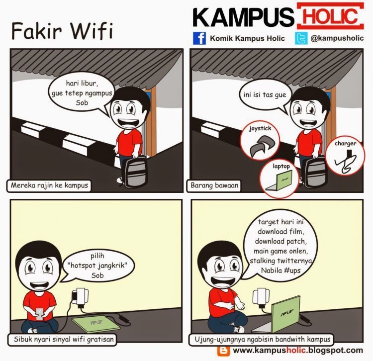 Untuk urusan update aplikasi jangan malu jadi fakir wiFi