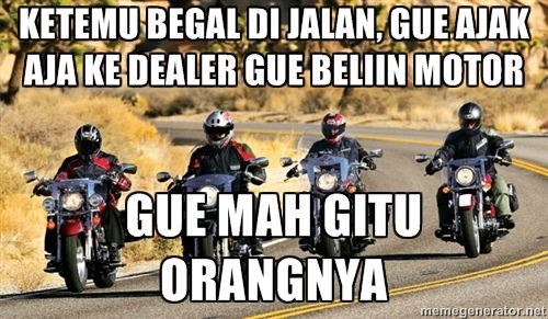 Nggak zaman takut sama begal