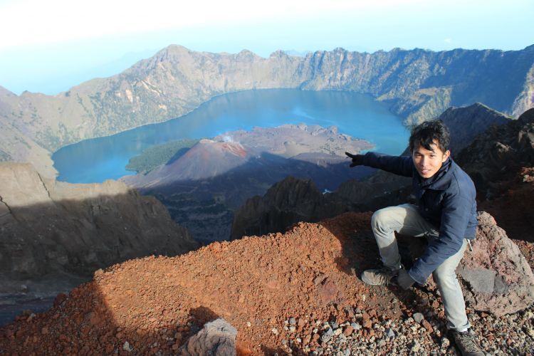 Puncak tertinggi Rinjani