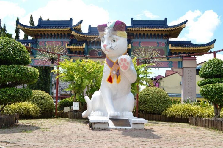 monumen kucing di Kuching