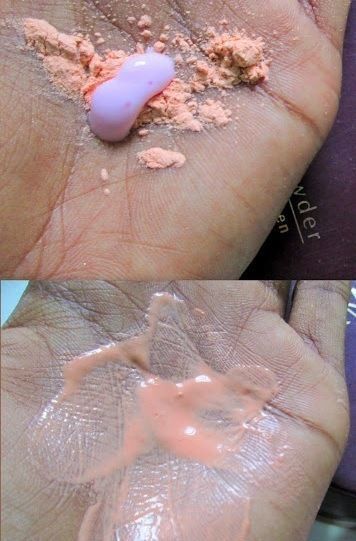 Face powder + moisturizer