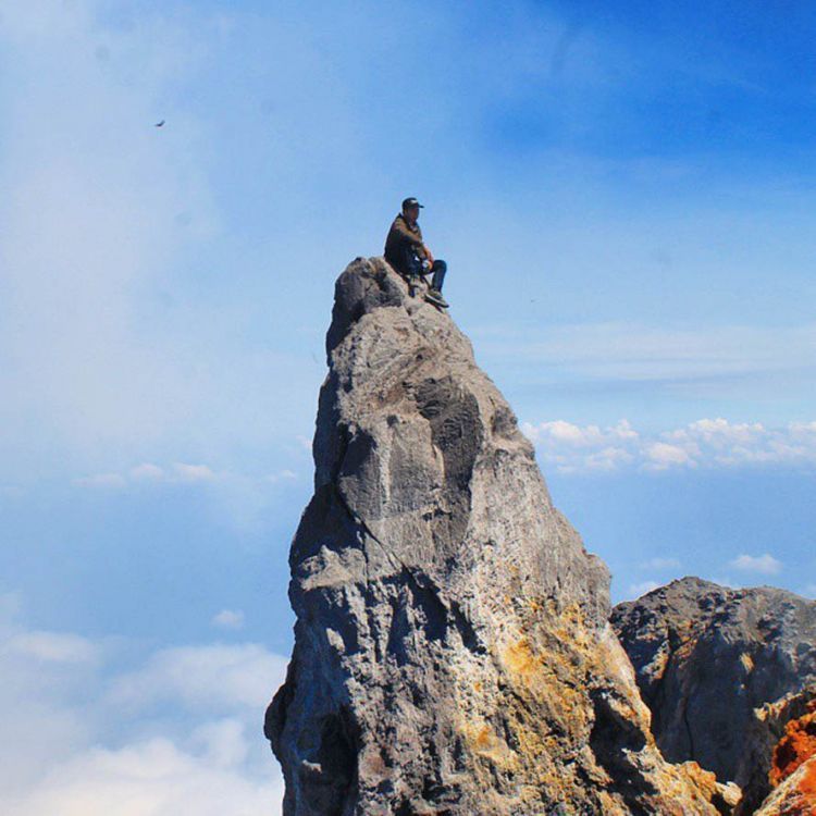 Foto terakhir Eri Yunanto yang diabadikan oleh rekannya.