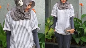 Tanpa Harus Melepaskan Jilbab, 6 Gaya Berbusana Lengan Pendek Ini Tetap Bisa Kamu Terapkan