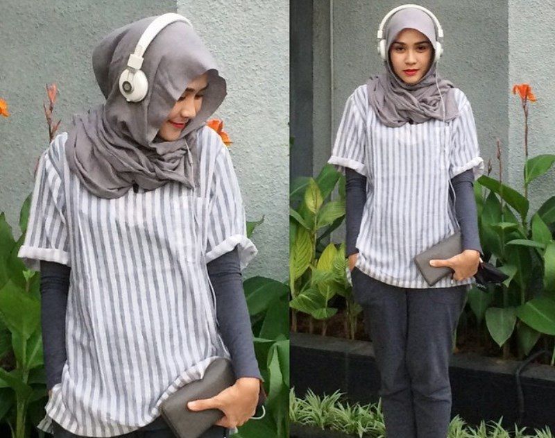 Tanpa Harus Melepaskan Jilbab, 6 Gaya Berbusana Lengan Pendek Ini Tetap Bisa Kamu Terapkan