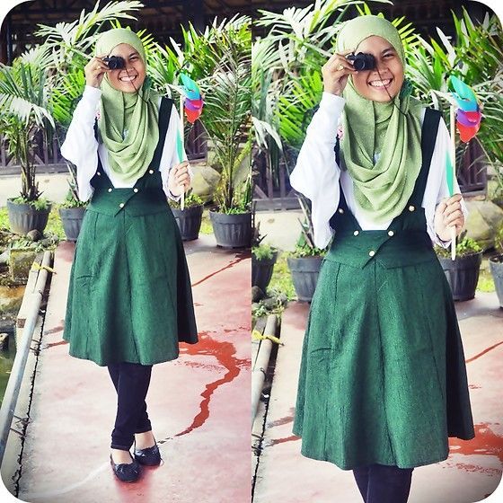 Gaya berjilbab dengan cardigan