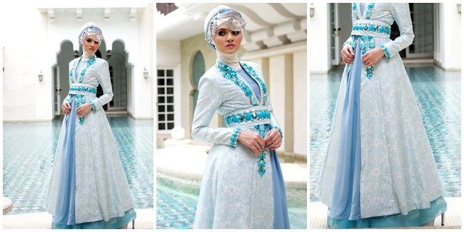 Busana pengantin yang cantik kaftan