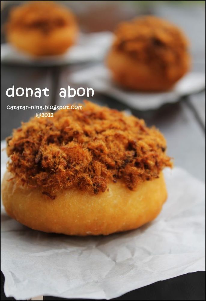 Resep donat abon