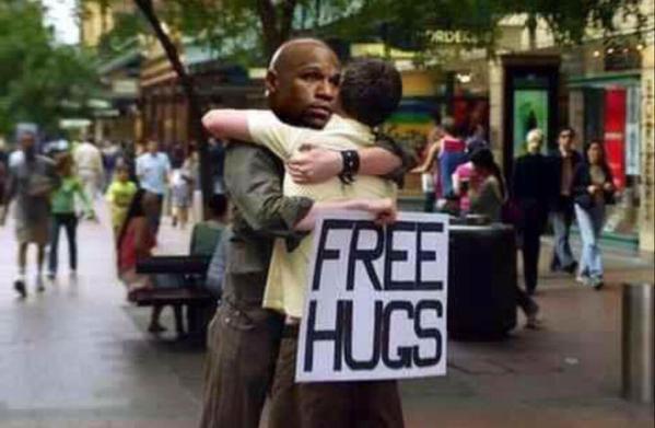 Free hugs?