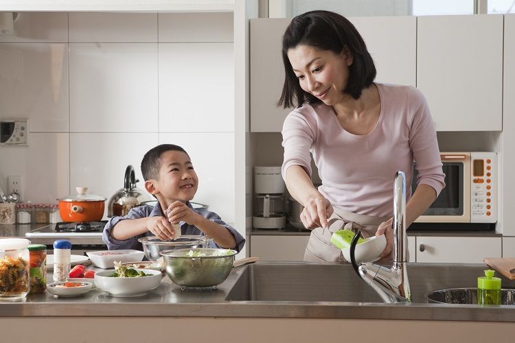 Masak bersama anak