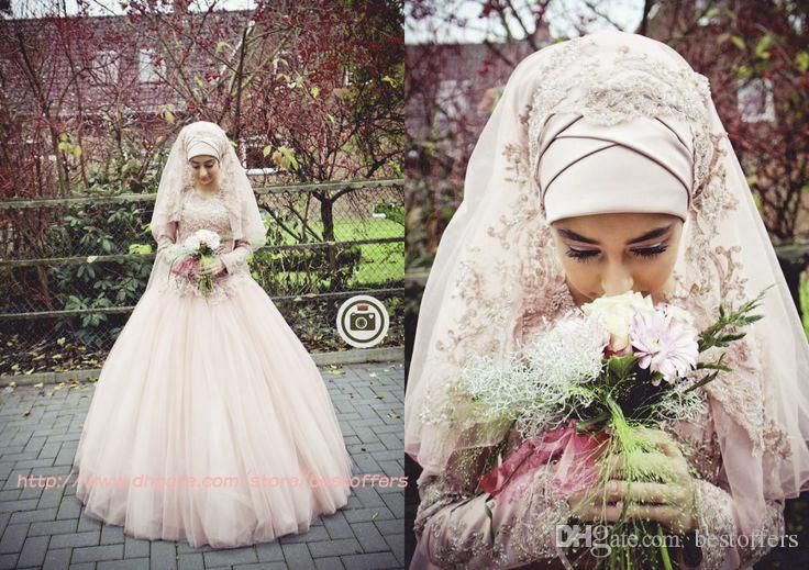 gaun pengantin muslimah cantik