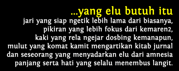 Akan selalu ada pelangi setelah badai mereda