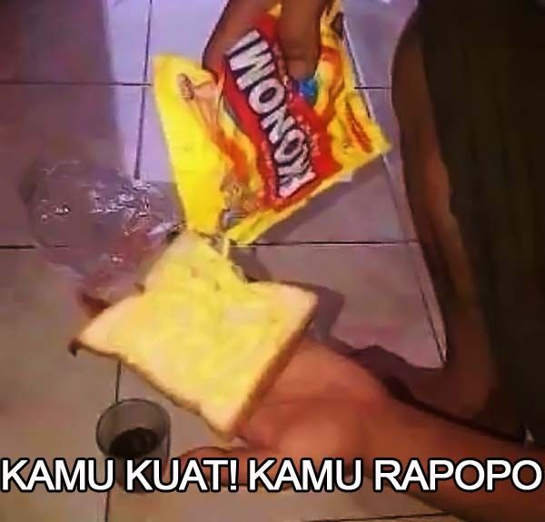 Ini juga sabun colek bukan mentega!