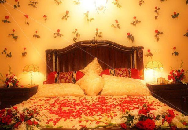 Dekorasi kamar pengantin indah dan romantis