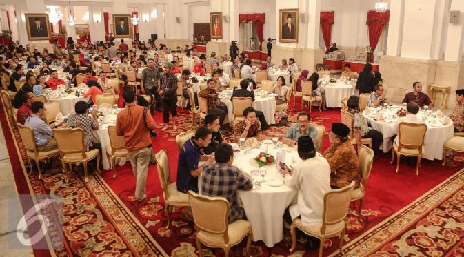 Lagi lebaran di Istana Negara