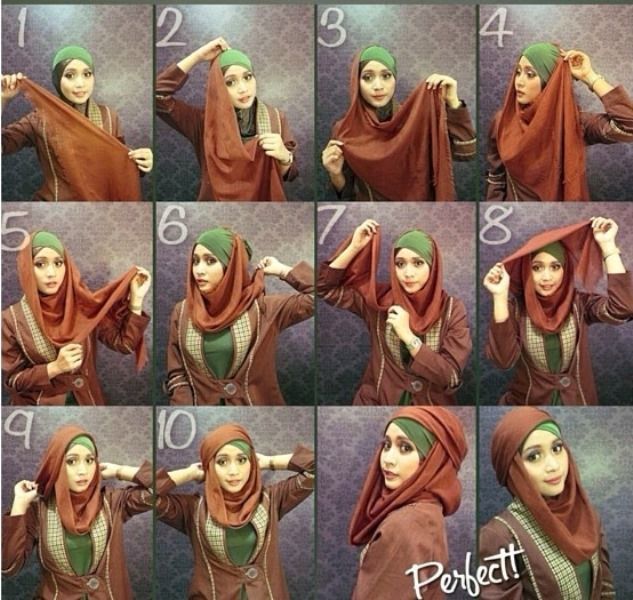 tutorial hijab untuk kondangan