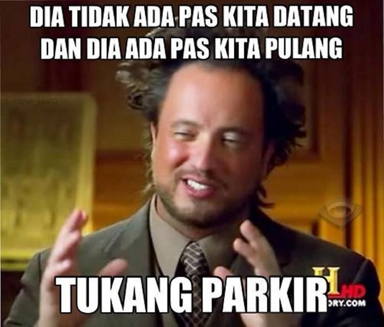 Surat buat tukang parkir