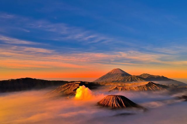 Damainya suasana Gunung Bromo