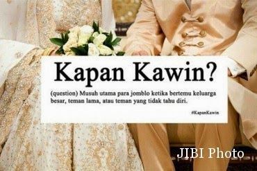 Kapan kamu nikah?