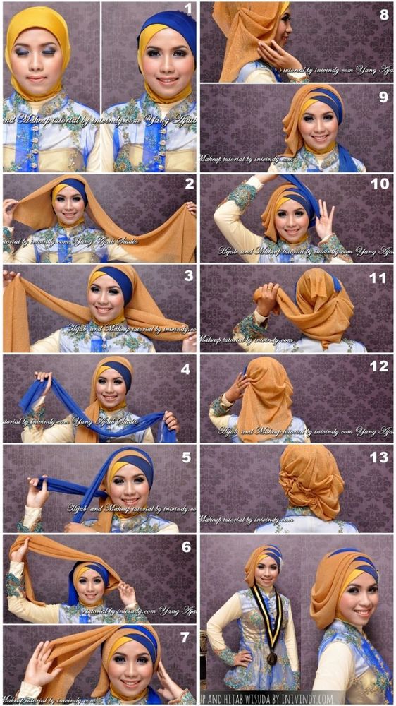 tutorial hijab buat wisuda