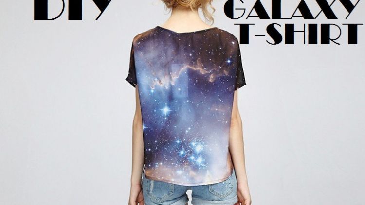 Dengan Trik Mudah Ini, Galaxy T-Shirt yang Keren dan Menarik Bisa Kamu Bikin Sendiri