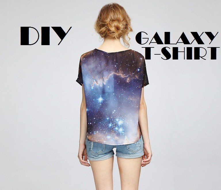 Dengan Trik Mudah Ini, Galaxy T-Shirt yang Keren dan Menarik Bisa Kamu Bikin Sendiri