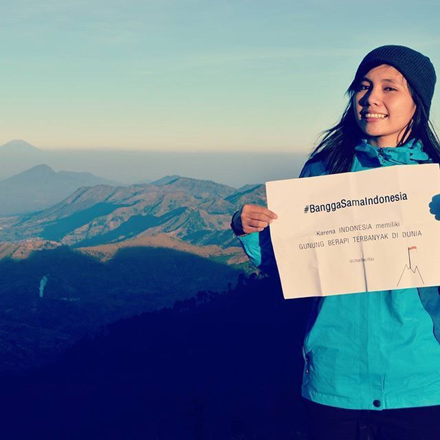 #BanggaSamaIndonesia karena punya gunung terapi terbanyak di dunia