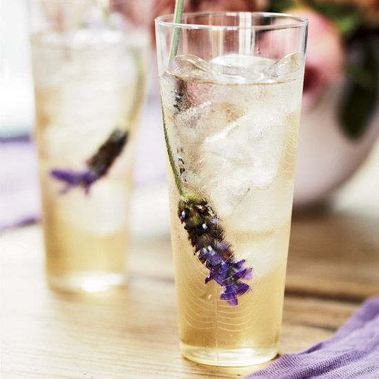 Lavender iced tea!