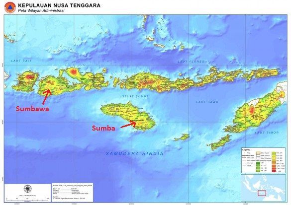 letak pulau sumba dan sumbawa