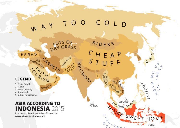 Asia according to Indonesia / Alphadesigner