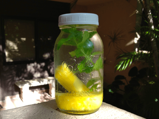 Gak mau ribet tapi tetap mau perut kurus? Minum pineaple dan mint infused water ini