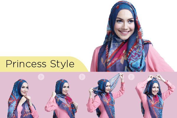 8 Tutorial Hijab Menutup Dada, Bergaya Sedikit Berbeda