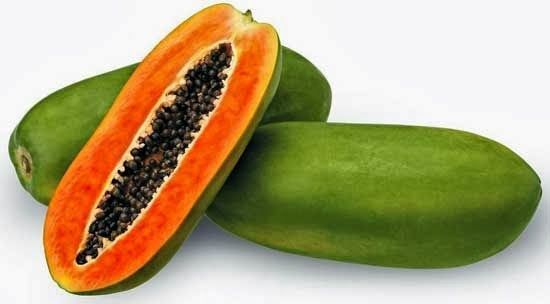 Papaya banyak ditemukan di pasar tradisional juga kok