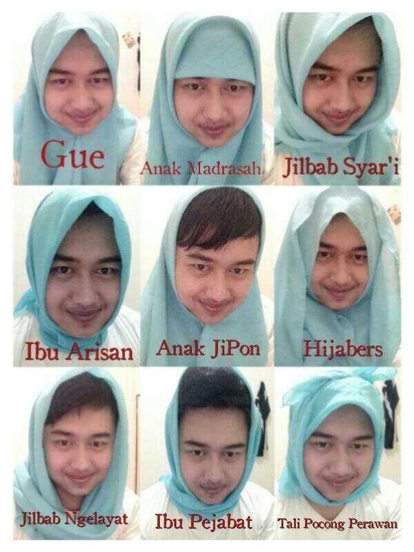 Macam-macam mode jilbab