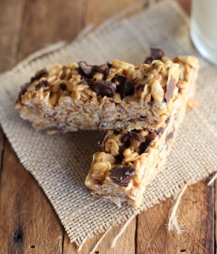 Chocolate Peanut Butter Granolla Bars