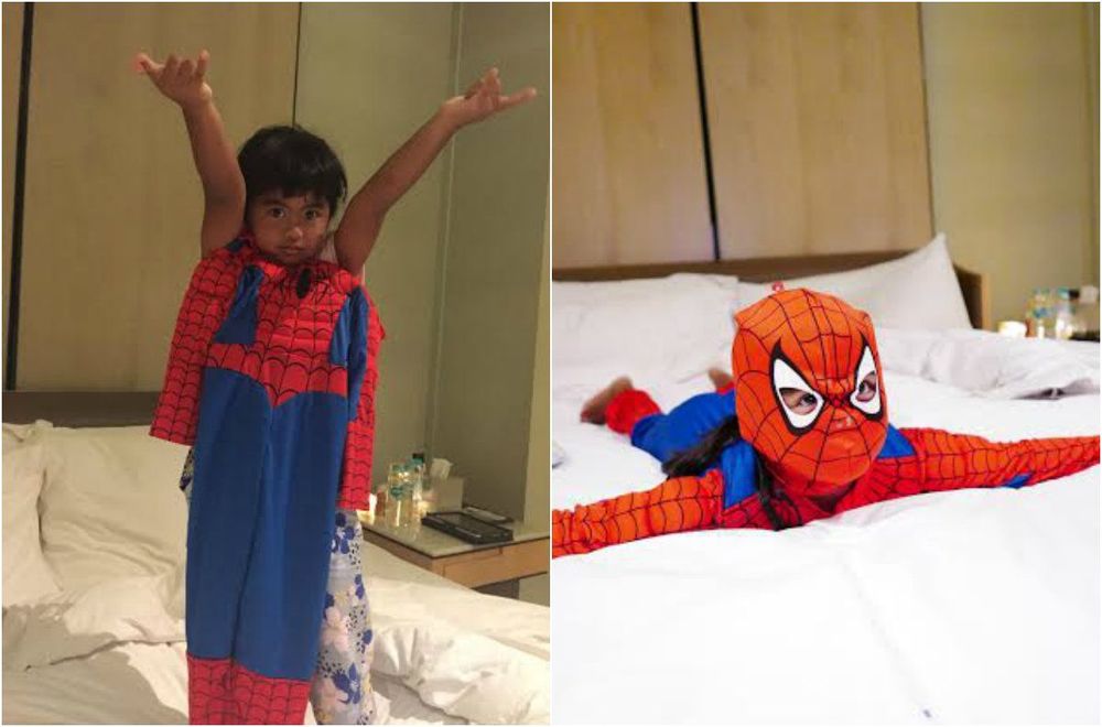 Saat Bocah Laki-Laki di Amerika Ingin Jadi Putri Elsa ‘Frozen’, Gadis Kecil di Indonesia Ini Memilih Jadi Spider-Man