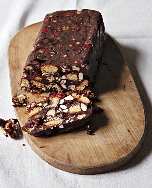 Classic chocolate refrigerator cake