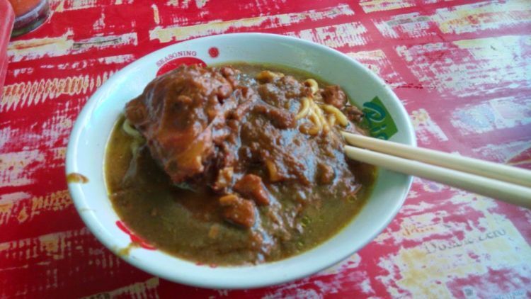 Kentalnya mie ayam Tumini