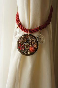 Curtain tie backs bohemian style