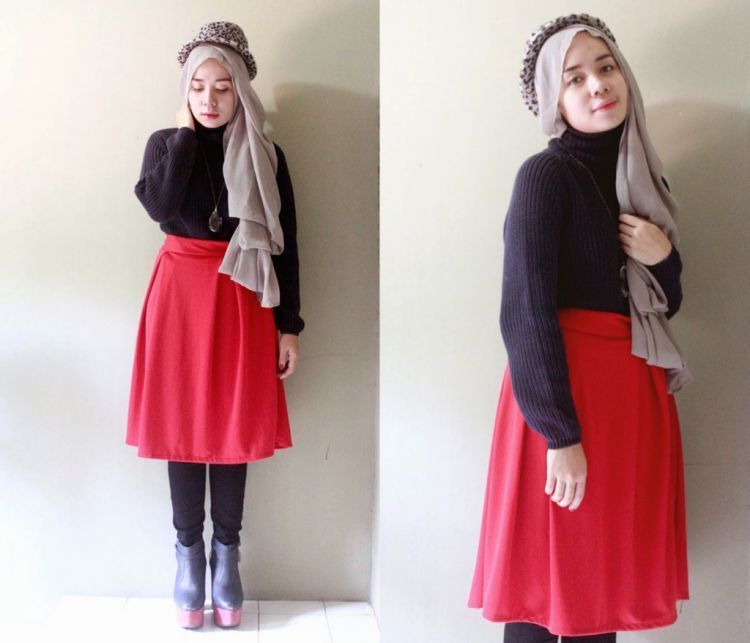 Midi skirt come in rescue!