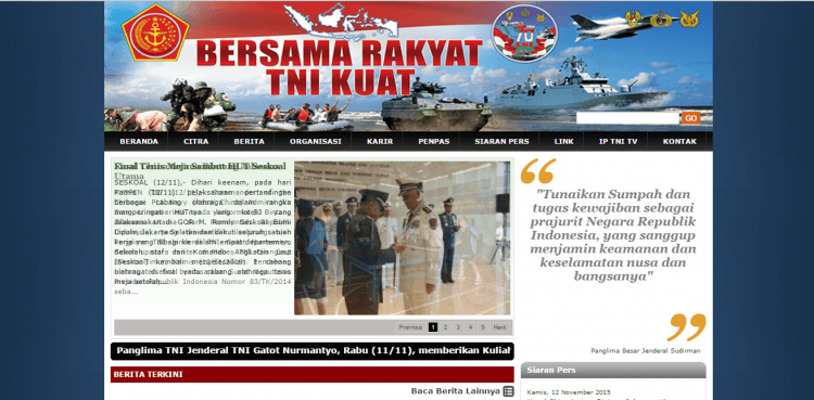 Bersama rakyat TNI kuat