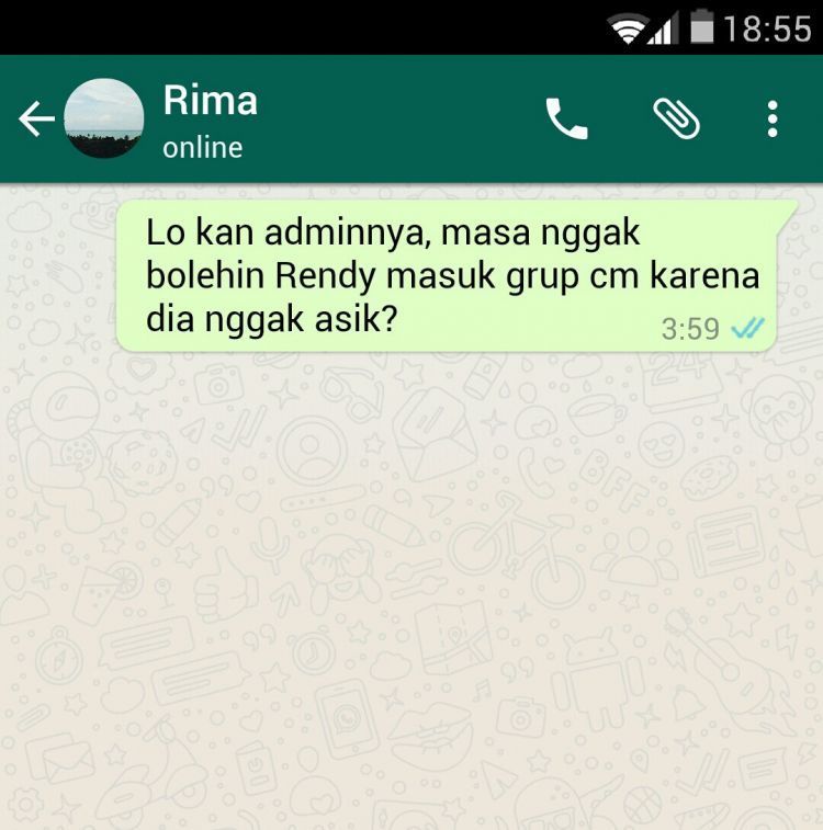 Ketua geng nggak asik!