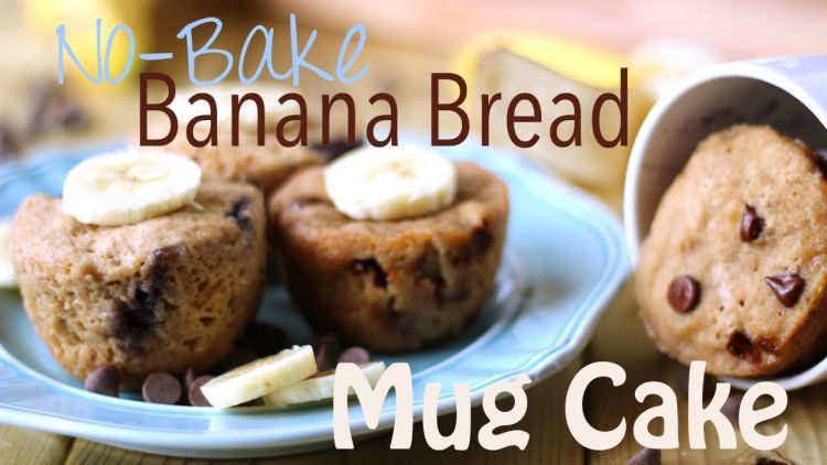 Banana bread mug cake