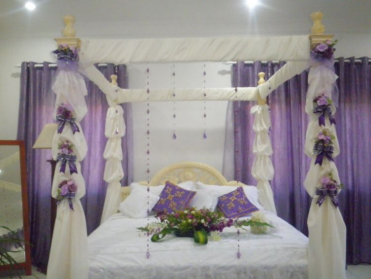 warna ungu bikin kamar pengantin makin cantik