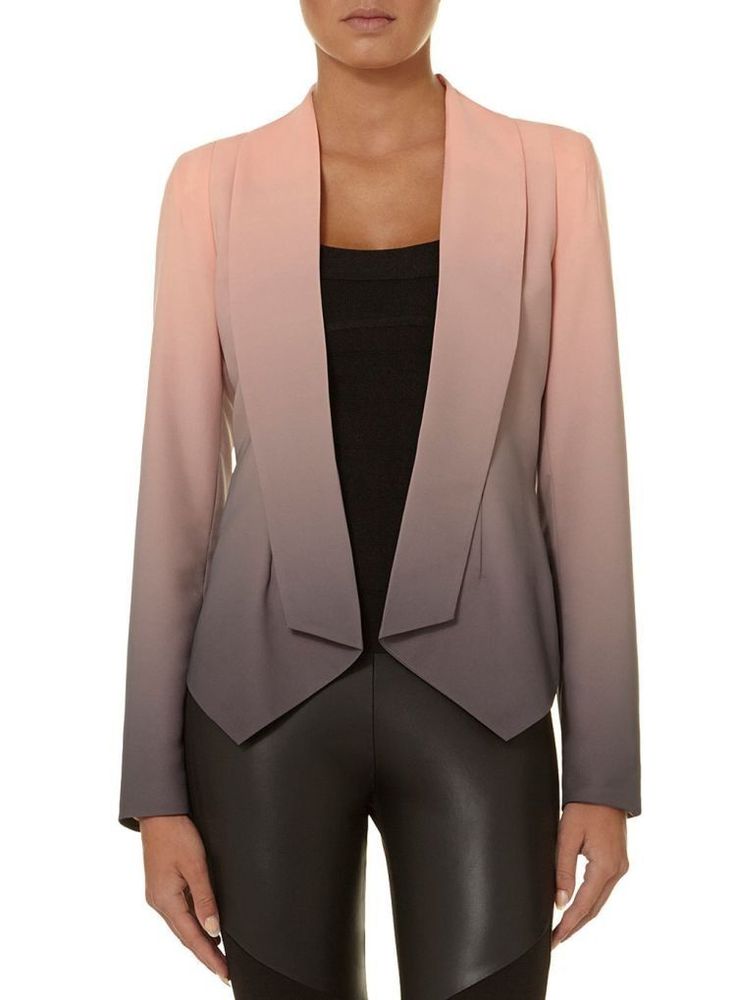 ke kantor dengan blazer ombre yuk!