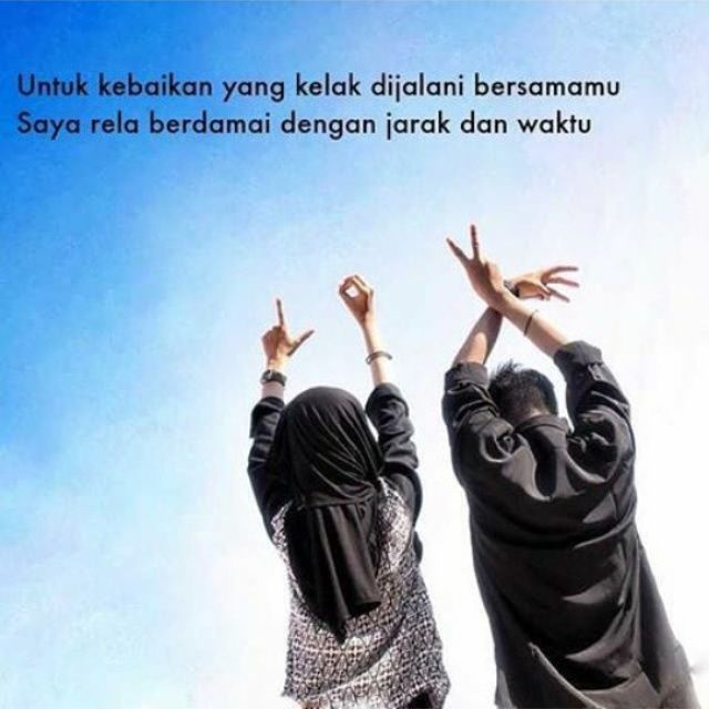 Dengan sabar kita bisa bertahan sejauh ini