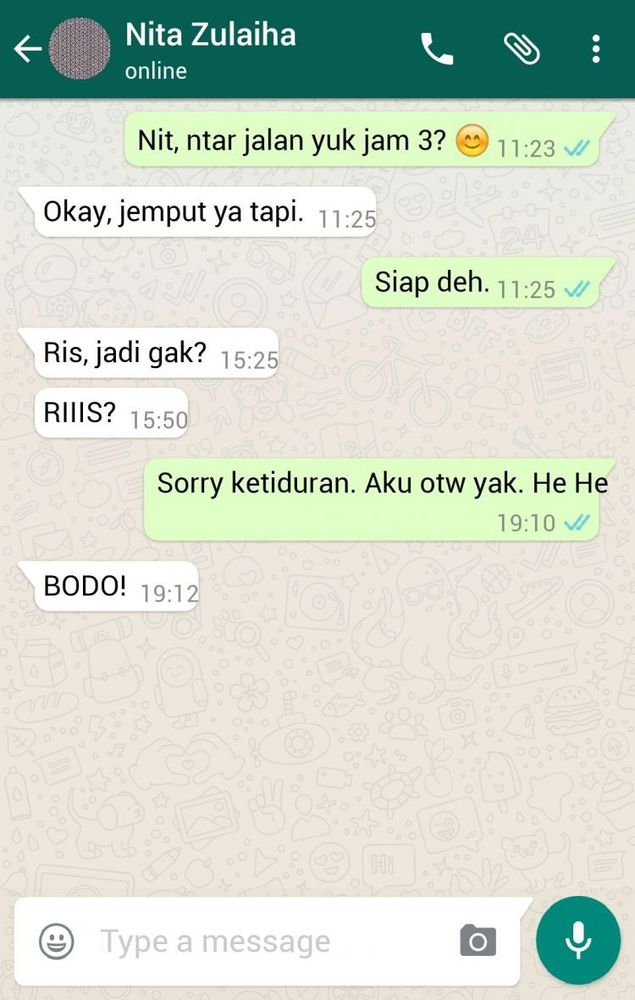 Nah loh... Hati-hati makanya kalau janji -_-