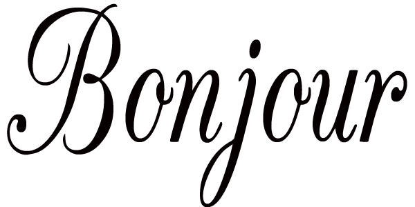 Bonjour (read: Bongzur)