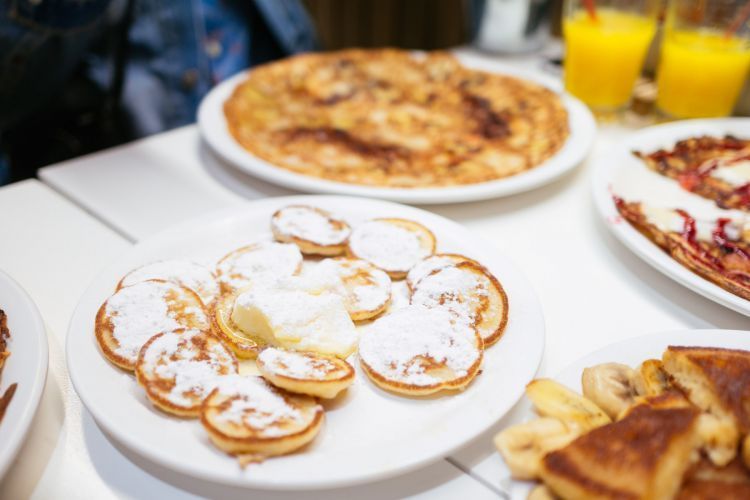 banana poffertjes