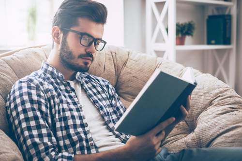 Guy Reading Book